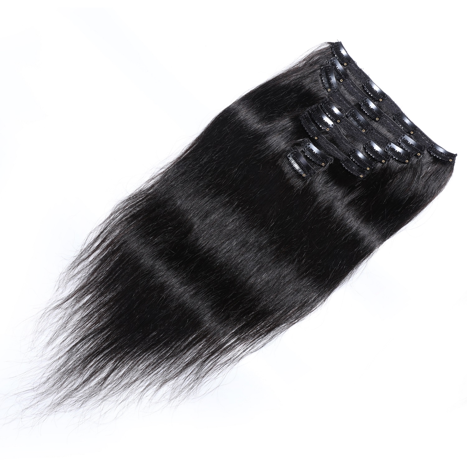 SPARK 100% Russian Human Remy Hair Clip ins Wholesale Invisible Seamless Clip in Hair Extension Human Hair
