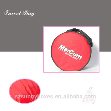 High Quality Hot Red Polyster Sports travel tote bag/Football Bag