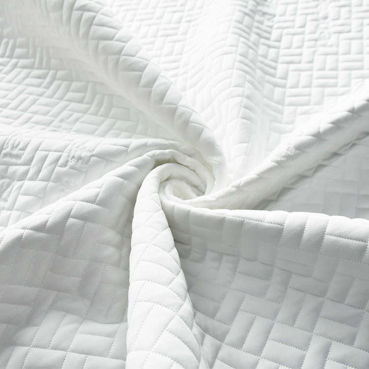 China Textile Tencel Nano Yarn Jacquard Knitted Mattress Fabric