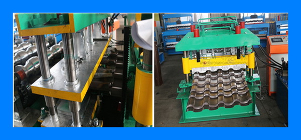 Feixiang equipments glazed tile roll forming machine for metal sheet