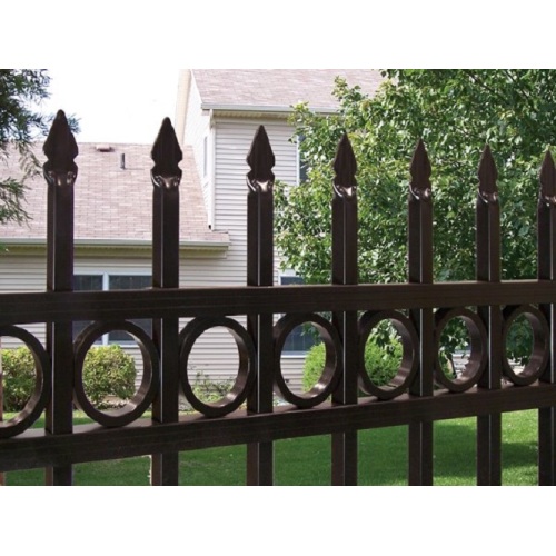 High Security PVC Coated Galvanzied Zinc Steel Fence