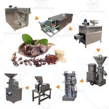 Cocoa Bean Roasting, Peeling, and Grinding Processing Line