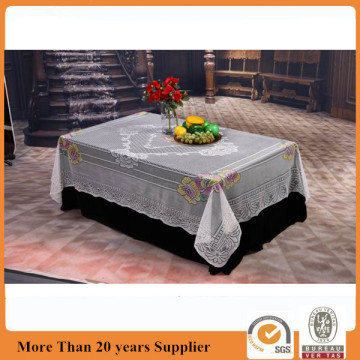 Printed lace table cloths with many style/ lace table topper