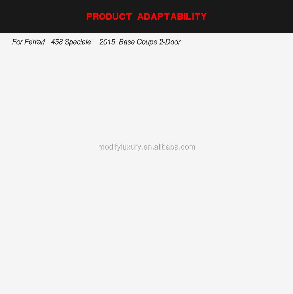 Carbon Fiber Front Car Canards for Ferrari 458 Speciale Coupe 2-Door 2014-2015