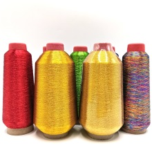 OEKO TEX Metallic Embroidery Polyester Thread: Gold and Silver Options