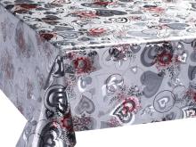 Double Face Emboss printed Gold Silver Tablecloth Nyc