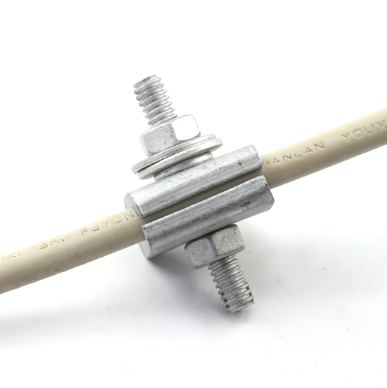 Индустриални електрически кабелни кабели Скоби за закрепване на тел за въздушен месинджър На склад