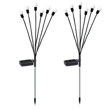 Solar-Powered Waterproof Firefly LED Lights - 2 Pack