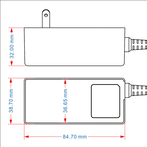 Adattatore per presa a muro 12V 2A per Microsoft