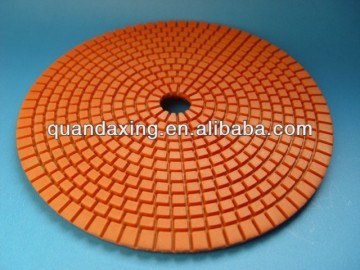 Velcro back diamond polishing pads for granite