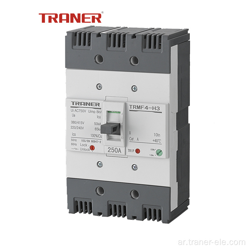 250A 3P تصميم كوري ياباني MCCB IEC60947-2