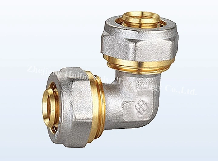 Multi Size Elbow Channel Brass Fitting