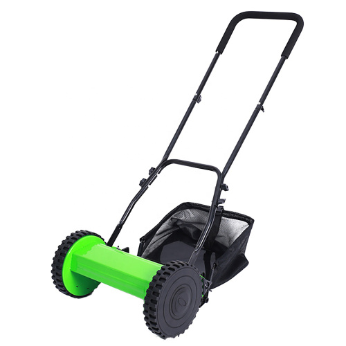 16-inch walk behind hand push manual lawn mower
