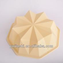 Silicone Kugelhopf Cake Mould In Octagonal Shape Big Cake Baking Tray
