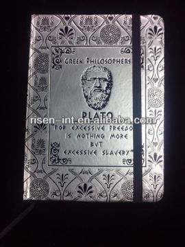 Best selling cheap silver bulk notebooks wholesale