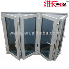 double glazed new plastic folding door for bathroom