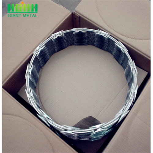 Hot sale security fencing galvanized razor barbed wire