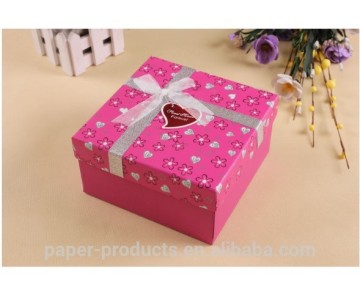 beautiful festival theme paper gift box/gift paper box