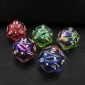 Bescon's Polyhedral Dragon Eye 20 Sides Dice 5pcs Set, Standard Size of 20MM