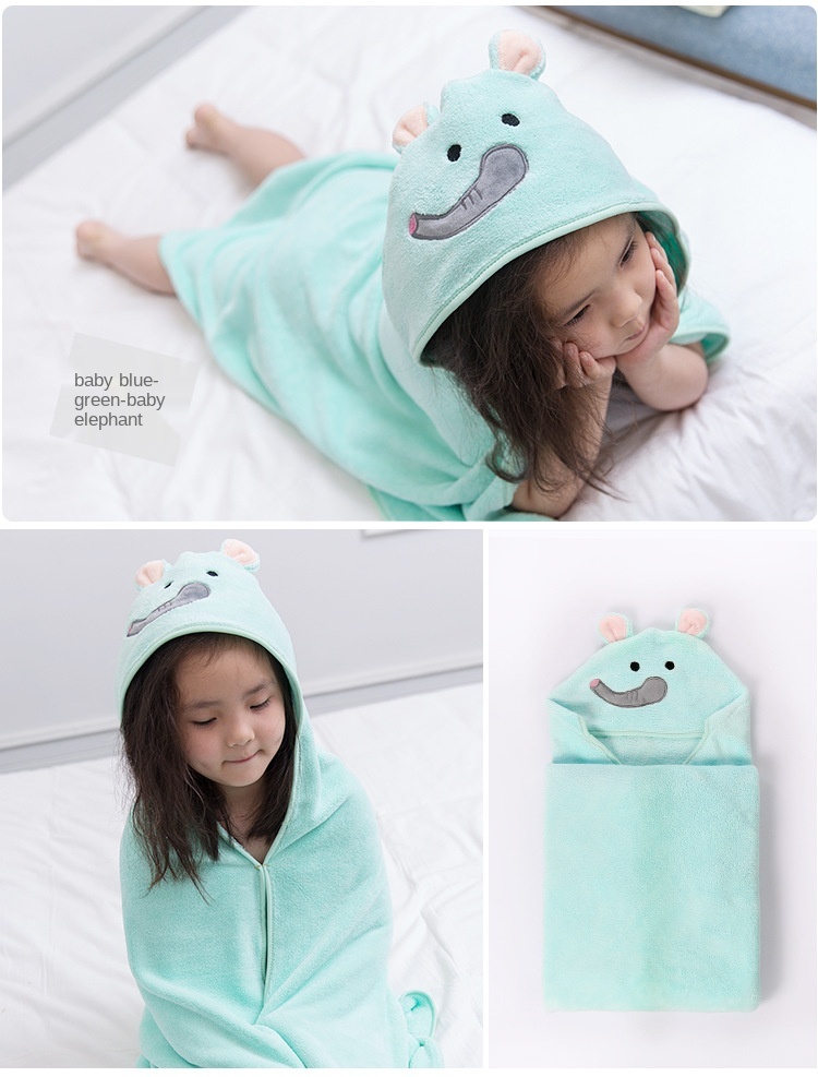 Animal Shape Baby Hooded Bathrobe Cute Baby Bath Towel Baby Bath Towel Fashion Newborn Blankets Kids Towel With Hood