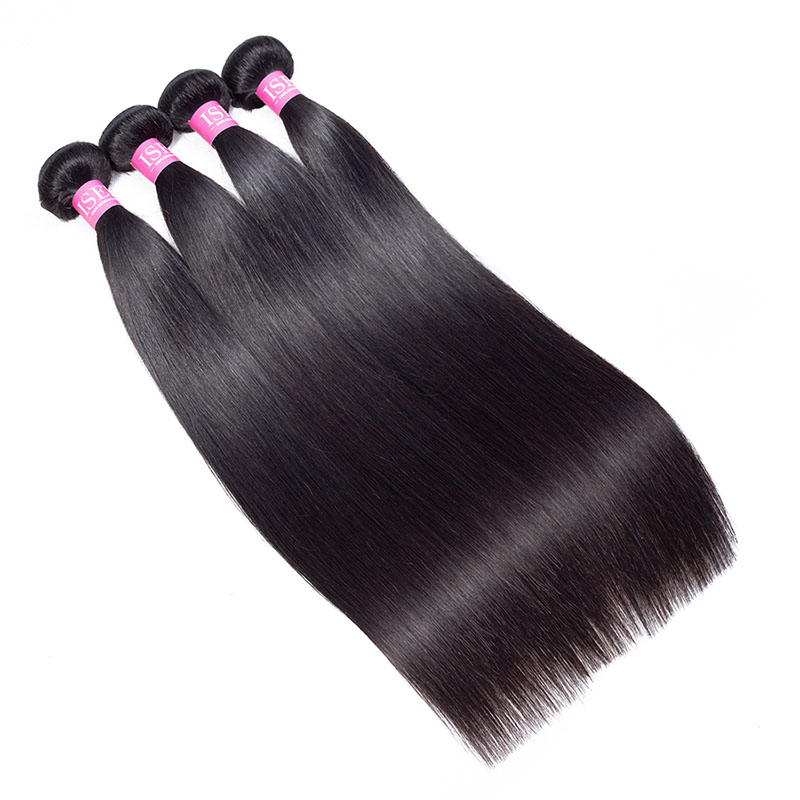 Best Selling Peruvian Straight Virgin Human Hair Bundles With Closure