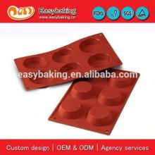 6 Cavities tartelette cake baking pans silicon bakeware