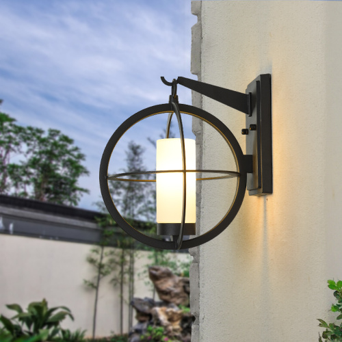 LEDER Black Garden Dekorasyon Sconces