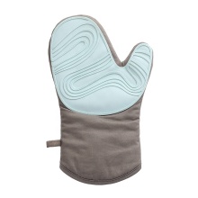 High Quality Dotted Silicone Gloves for Kitchen - Anti-Scalding & Thick Cotton Layer