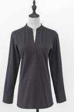 Women's Simple black Long-sleeve Pullover