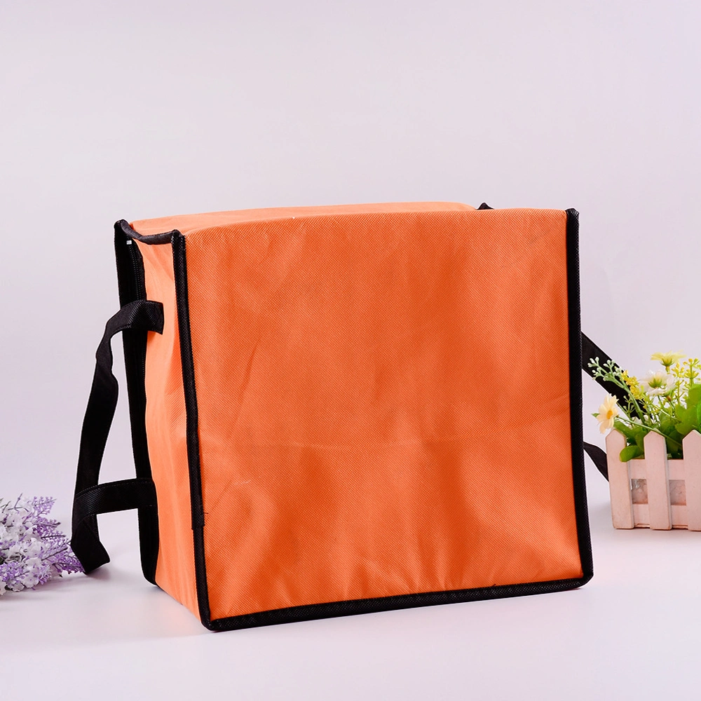 Qingdao Factory Gots Oekotex 100 Eco-Friendly Long Nylon/Polyester Handle Cmyk Printing Cheap Promotional Shopping Ultrasonic Cooler Bag with Lamination