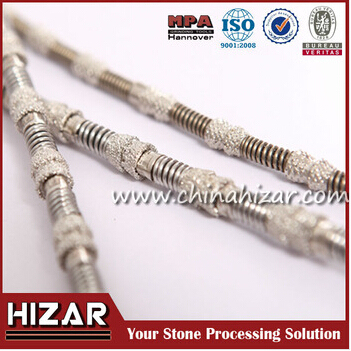 vacuum brazed wire saw - diamond cutting wire saw - cutting tools