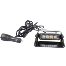 4 LED Dash Light Strobe Warning Suction Cup Dash Light