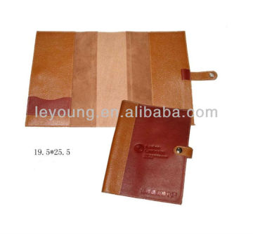 Cheap Stationery A5 leather writing pad cover