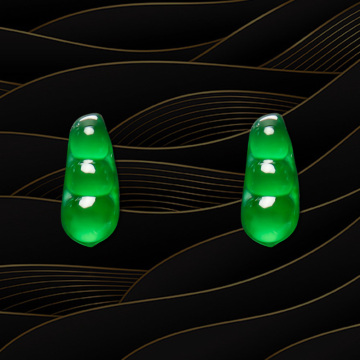 Genuine natural Rich bean Jadeite jade