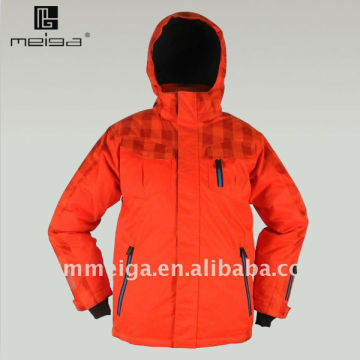 latest boys orange ski jacket