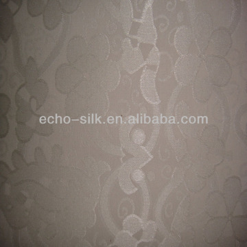 100% silk satin JQD brocade fabric