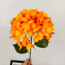 Wholesale Artificial Hydrangea Bouquet - Champagne, Yellow, Pink, Orange