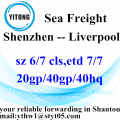 Shenzhen Gobal Freight Forwarding over zee naar Liverpool