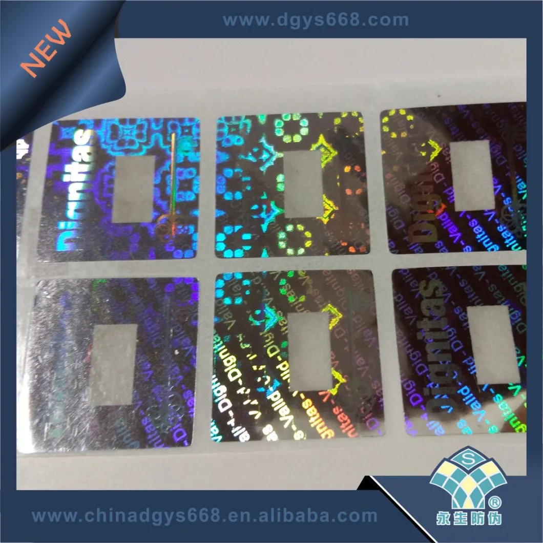 Laser Wash Aluminum Effect Security Hologram