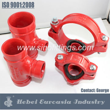 Grooved fire fighting fittings