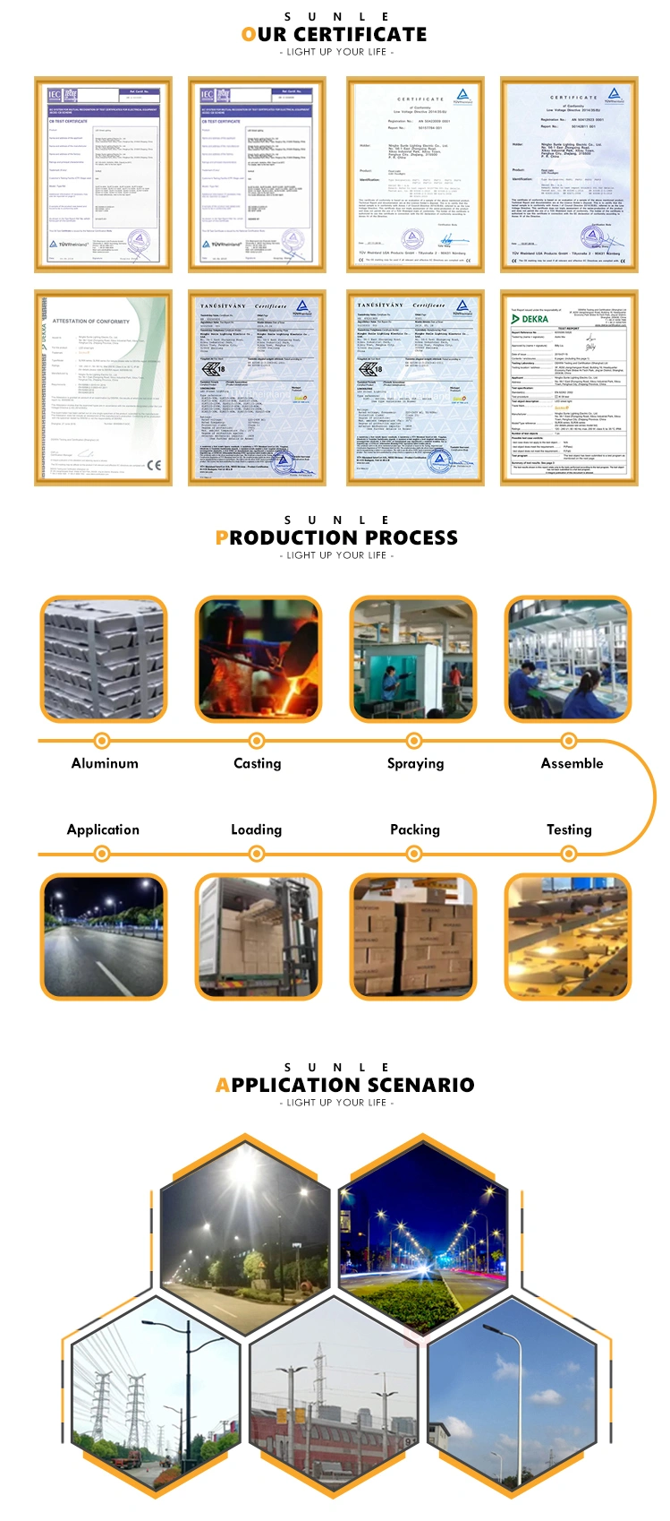 Street LED Light Factory, Road LED Street Lighting (RH15 50W)