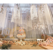 Wedding Ceiling Decoration: 1x1m Glitter Drapes and String Curtains for Wedding Events