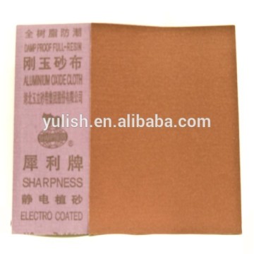 alumina sharpness abrasive cloth sheet