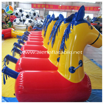 Inflatable hopper horse/ inflatable racing horse/ sport game