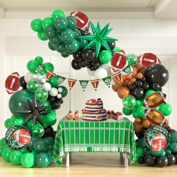 The green Super Bowl balloonday