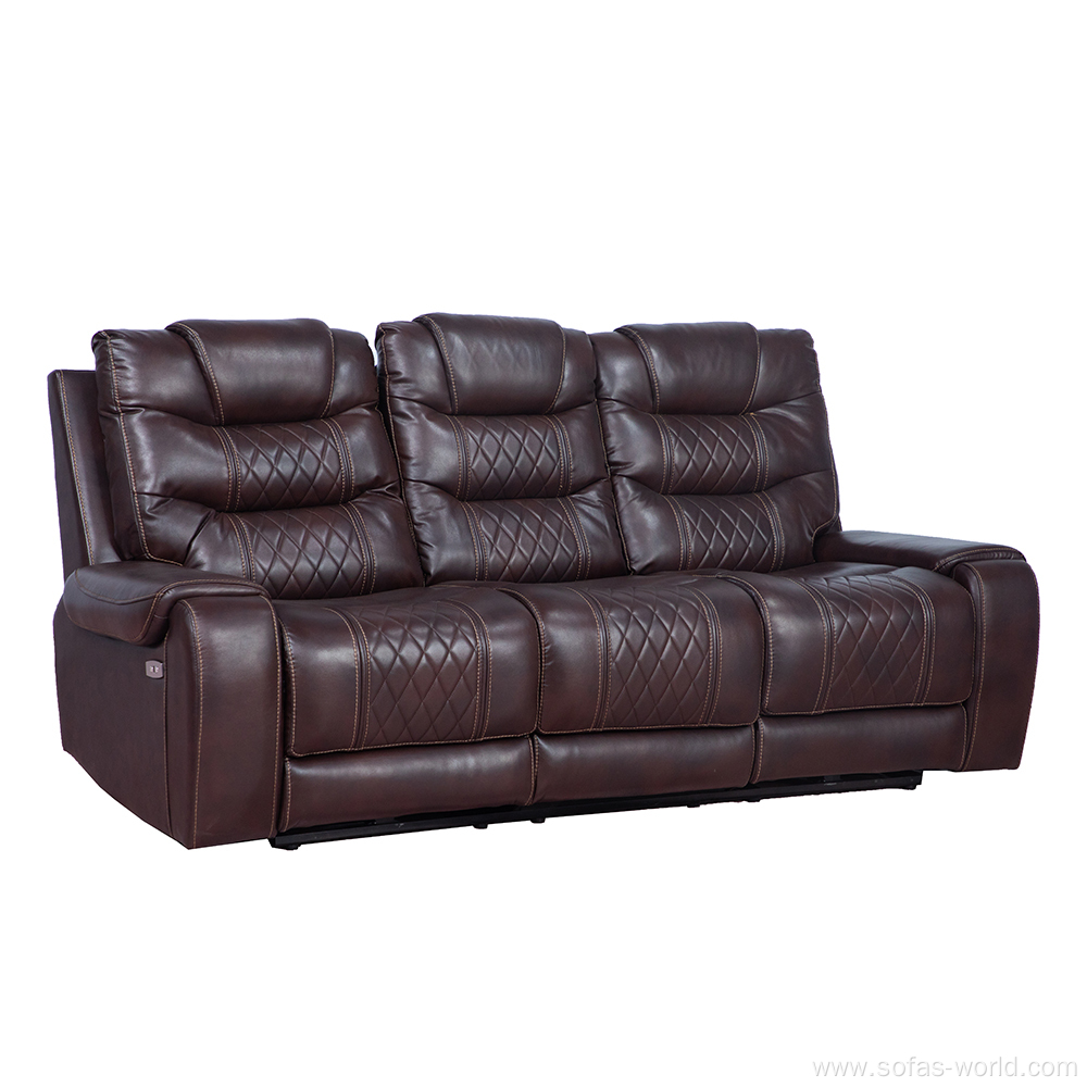 Best Price Electric Leather Recliner Sofa Set Furniture