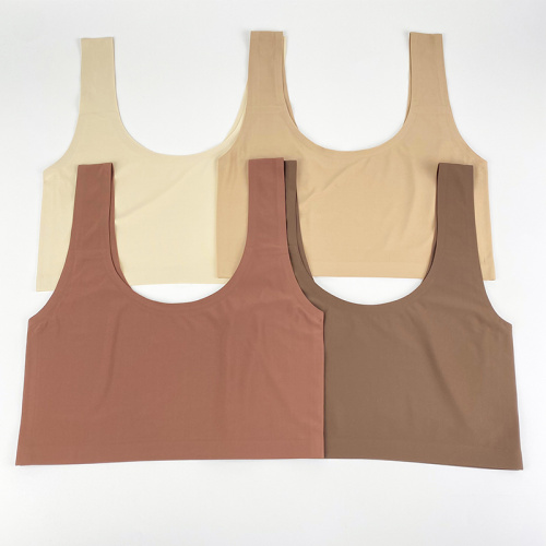 Huidskleur huidskleur vrouwen sporen minder cropped top ondergoed