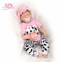 NPK Bebes reborn princess silicone dolls reborn size 22inch Princess Toddler Babies Dolls toys for children gift real alive
