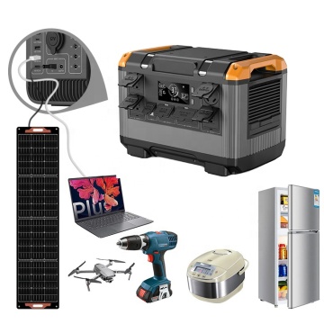 110V/220V Chargers, Batteries, Power Supplies, and Portable UPS (2400W-3000W) for Energy Systems and Solar Power Stations