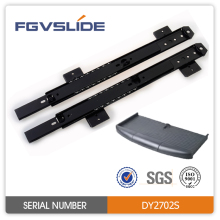 35mm black chrome keyboard cold rolled steel keyboard rails